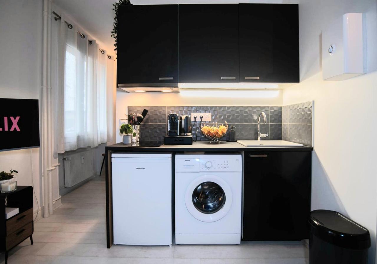 Studio Cosy Proche Lyon Part Dieu Appartement Villeurbanne Buitenkant foto