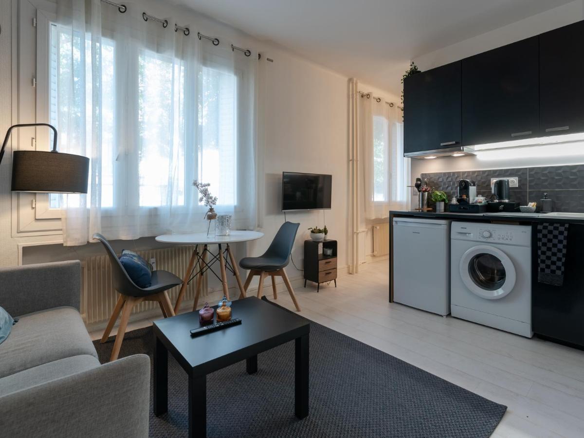 Studio Cosy Proche Lyon Part Dieu Appartement Villeurbanne Buitenkant foto