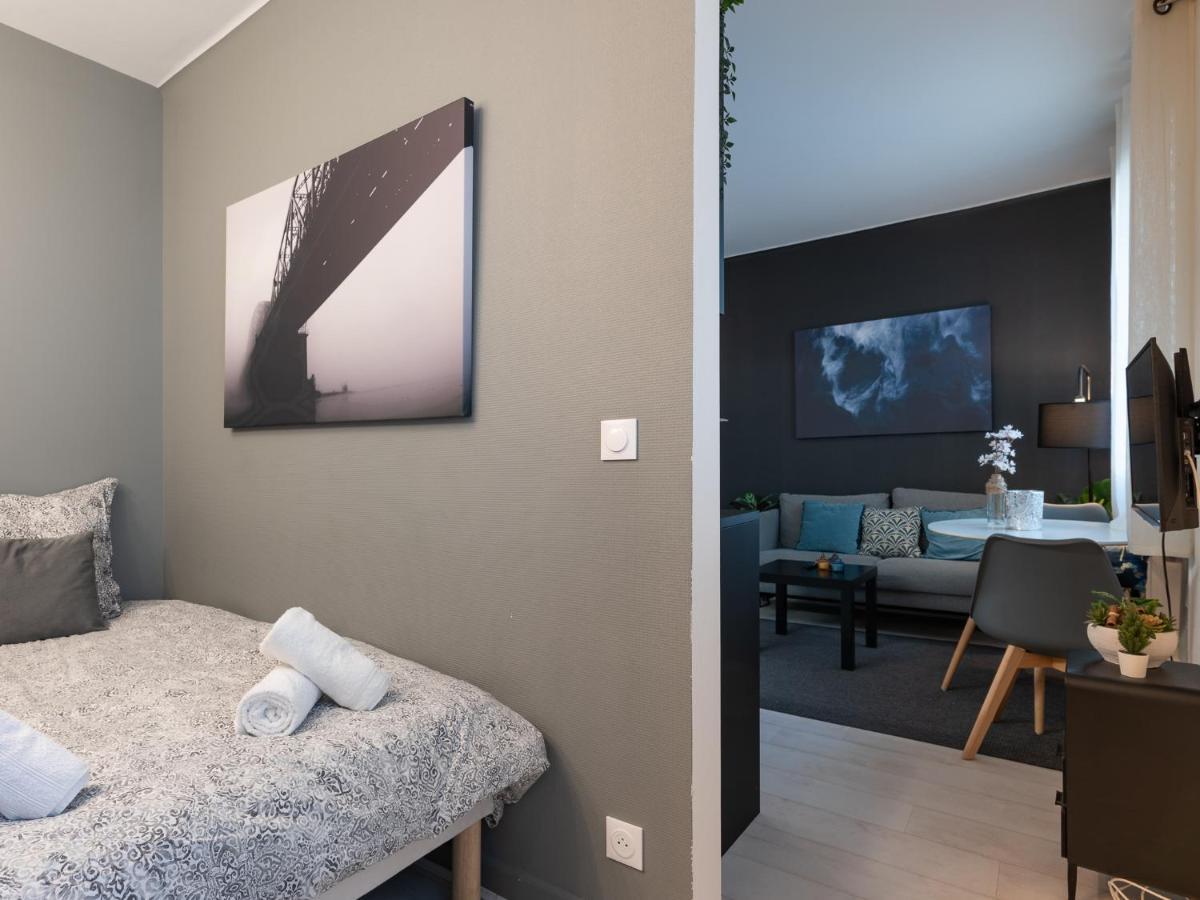 Studio Cosy Proche Lyon Part Dieu Appartement Villeurbanne Buitenkant foto